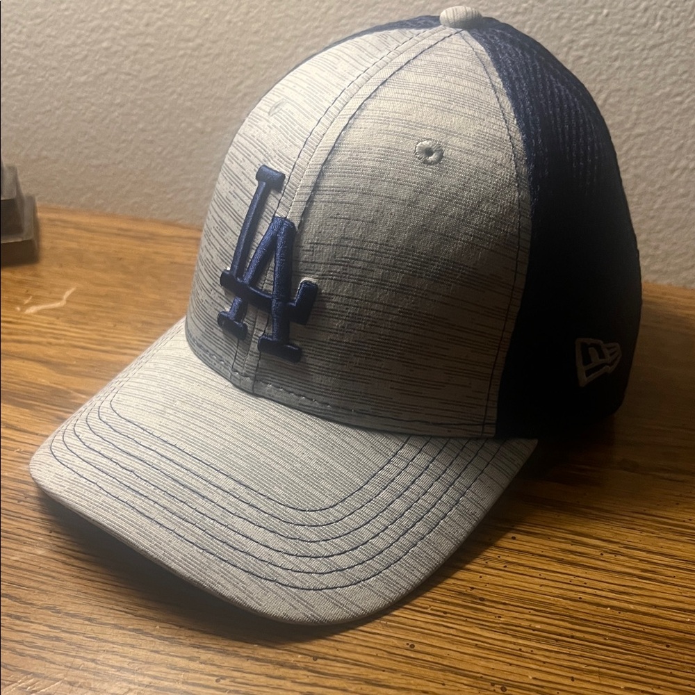 New Era Dodger Blue /Grey 39THIRTY Fitted Baseball Cap